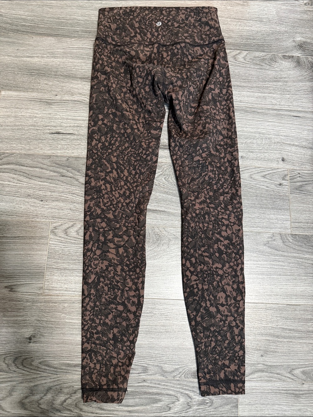 lululemon athletica Brown and Black Patterned Leggings